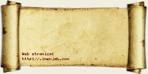 Sara Perušinović vizit kartica